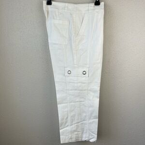 NWT Nine & Co. White Cropped Pants Size 10